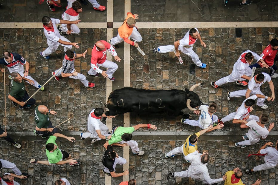 San Fermin. Spanish Fiesta